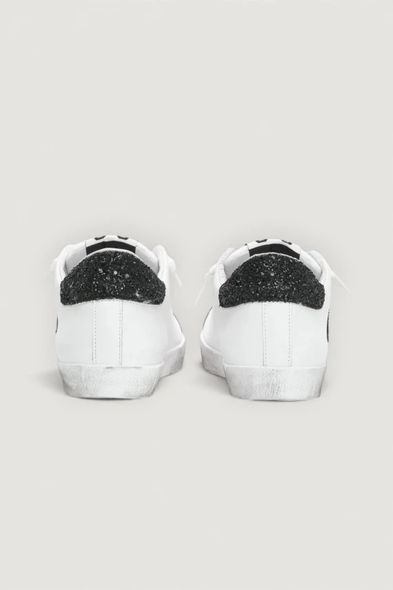 SNEAKERS PRIME STAR BIANCO/NERO