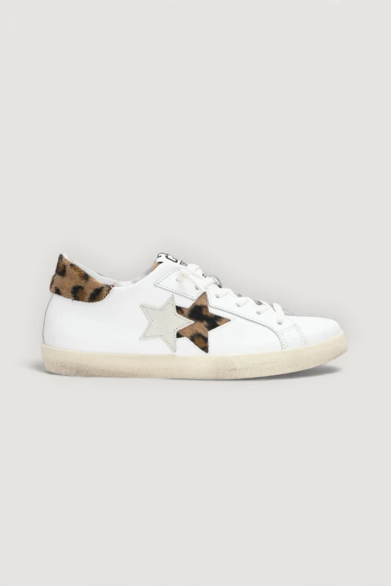 SNEAKERS PRIME STAR BIANCO/MACULATO