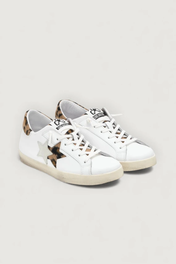 SNEAKERS PRIME STAR BIANCO/MACULATO