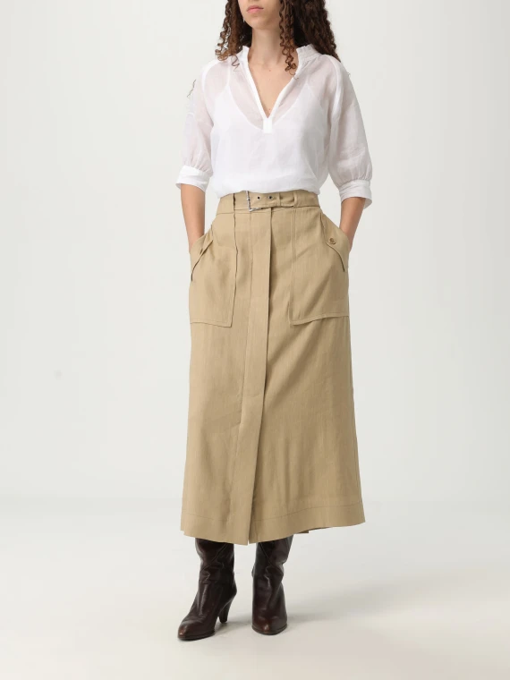 GONNA LINO VISCOSA STRETCH SOSTENIBILE