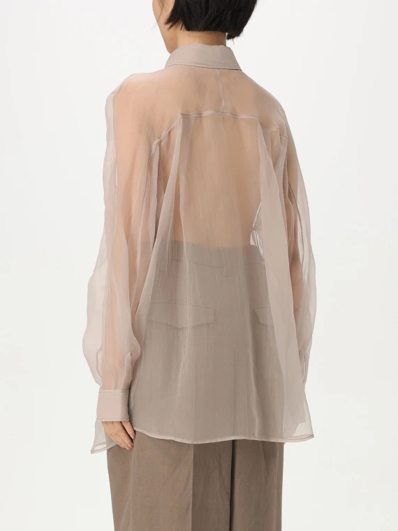 CAMICIA CHIFFON ORGANZATO ORGANICO