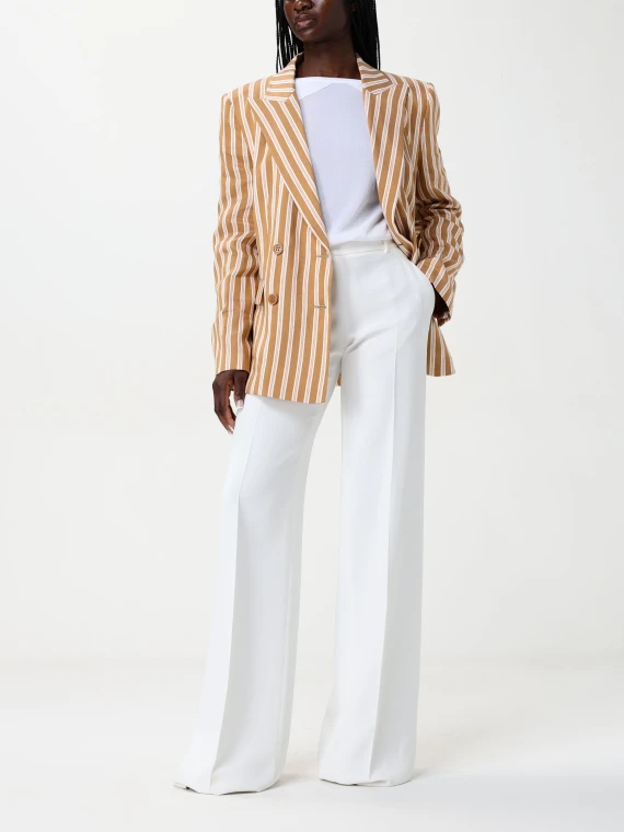 GIACCA LINO VISCOSA RIGATO