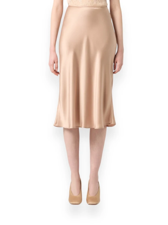 SATIN SKIRT 