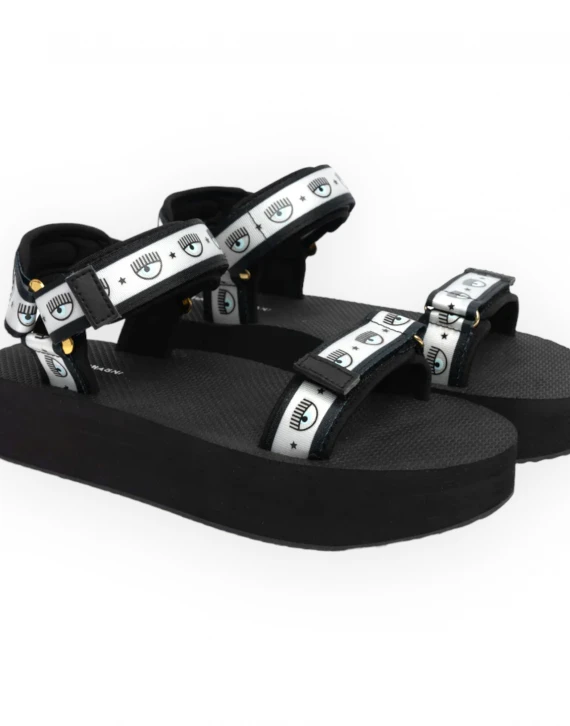 LOGOMANIA SANDAL EVA BLACK ONE STRAP