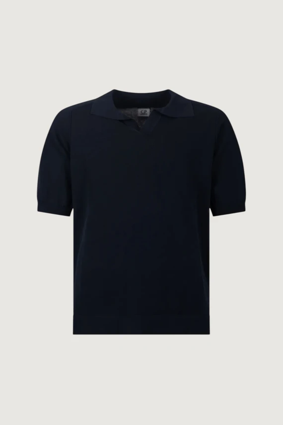 KNITWEAR POLO COLLAR IN COTTON CREPE