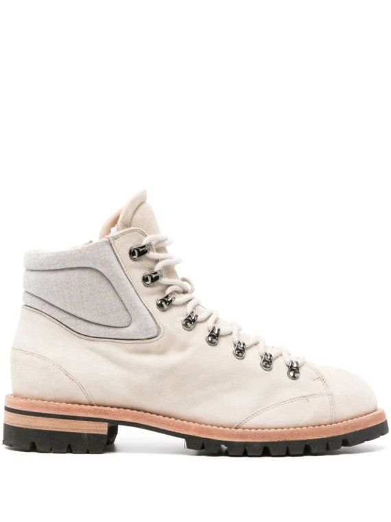 Stivaletti in pelle scamosciata