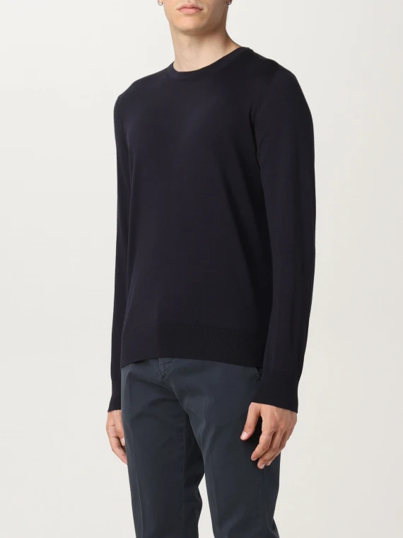 CASHSETA LIGHT CREW NECK IN NAVY BLU