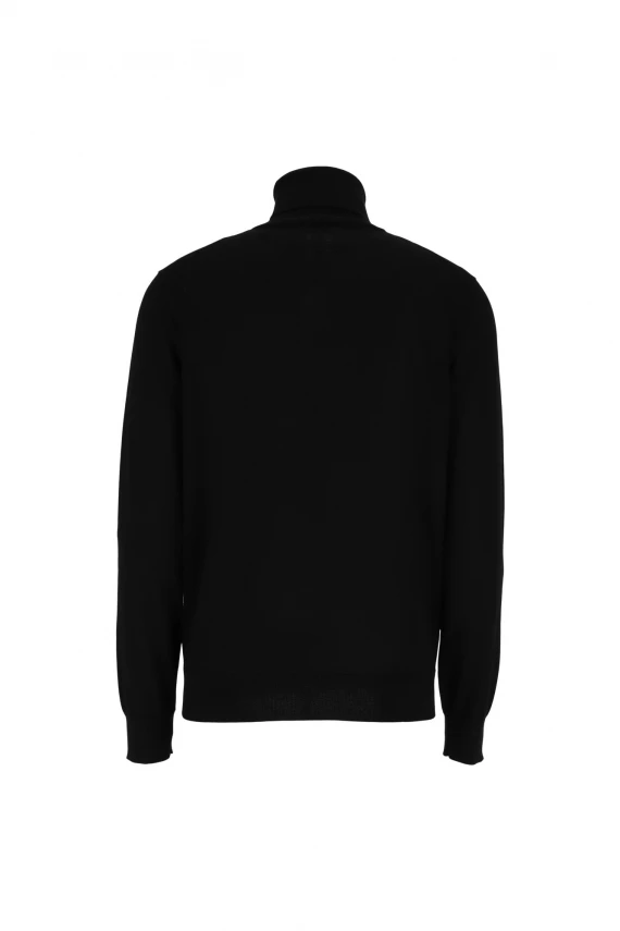 CASHSETA LIGHT TURTLENECK IN BLACK