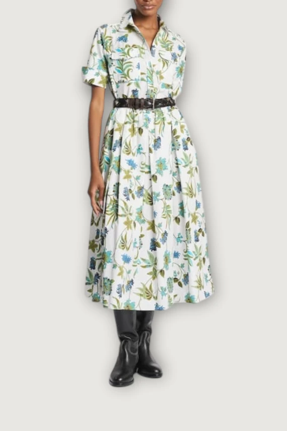 FLOWER PRINT SKIRT