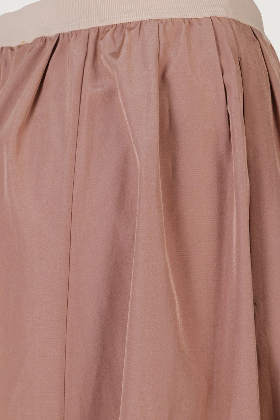 CHIC TAFFETTA LONGETTE SKIRT