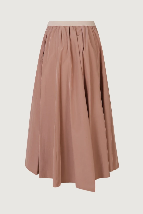 CHIC TAFFETTA LONGETTE SKIRT