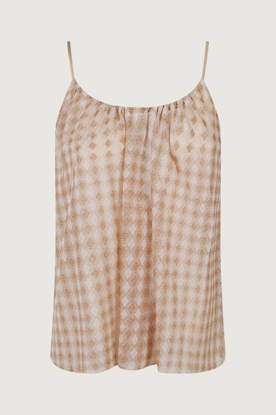 DIAMOND JERSEY TOP