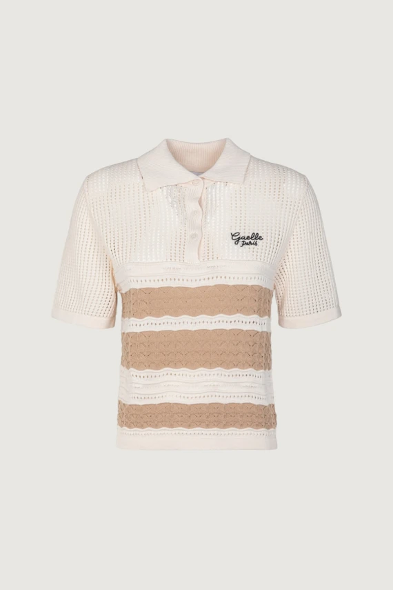 POLO IN MAGLIA A RIGHE
