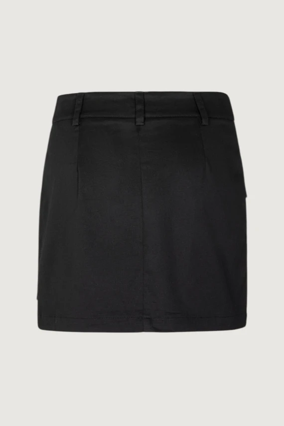 MINI GONNA IN COTONE CON APPLICAZIONE LOGO