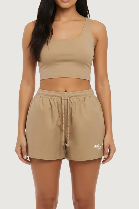 SHORT IN COTONE CON COULISSE LACCIO TREKKING