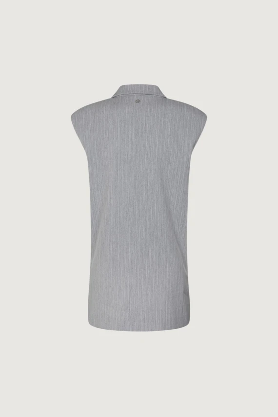 GILET OVER GESSATO