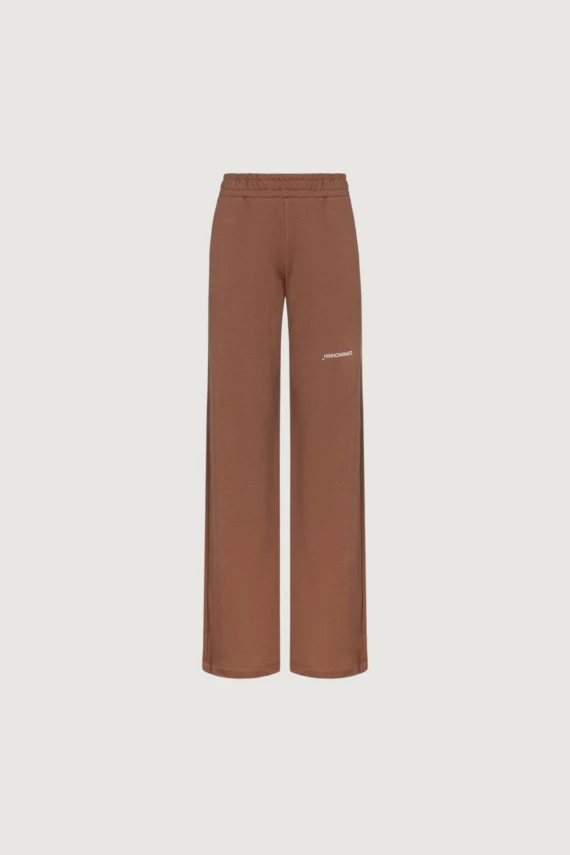 PANTALONE A PALAZZO IN FELPA