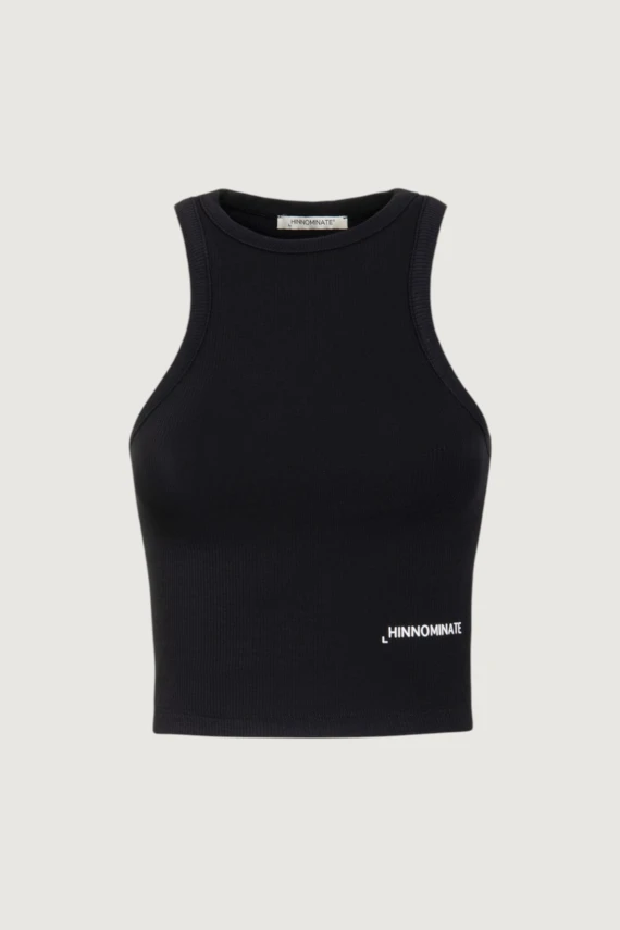 CROP TOP IN COSTINA CON SCOLLO ALL'AMERICANA