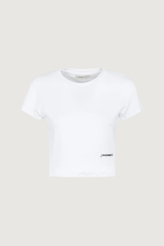 CROP TOP IN COSTINA MANICHE CORTE