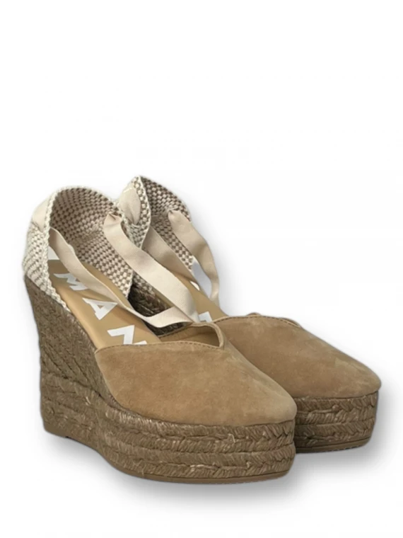 Espadrillas Hamptons con zeppa a forma di cuore 