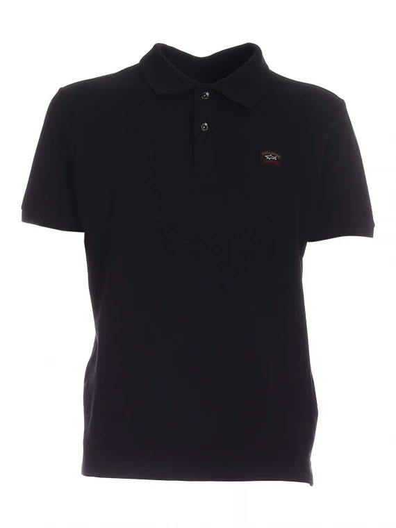 POLO BASE COTONE NERO