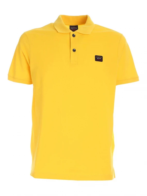 POLO BASE COTONE GIALLO