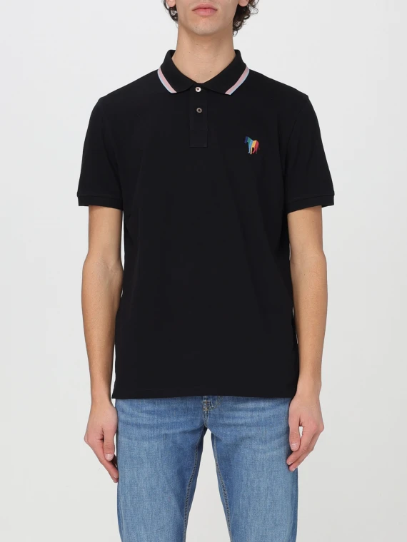 MENS REG FIT POLO ZEBRA 