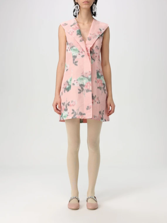 ABITO TAFFETA' CHINEE FLOREALE