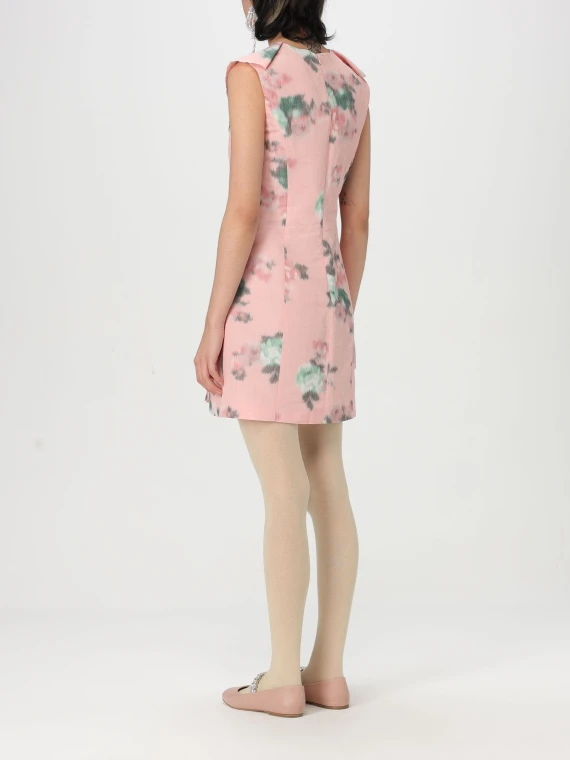 ABITO TAFFETA' CHINEE FLOREALE