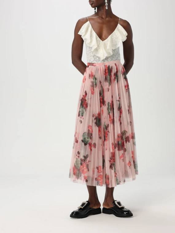 GONNA TULLE STAMPATO