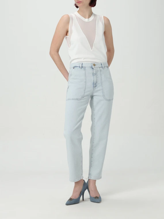 CLOE CHINO DENIM SNOW WASH  