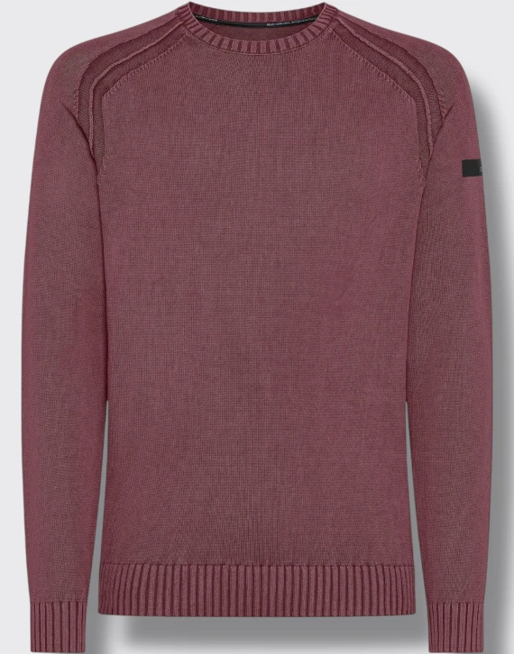 COTTON TECHNO WASH ROUND KNIT