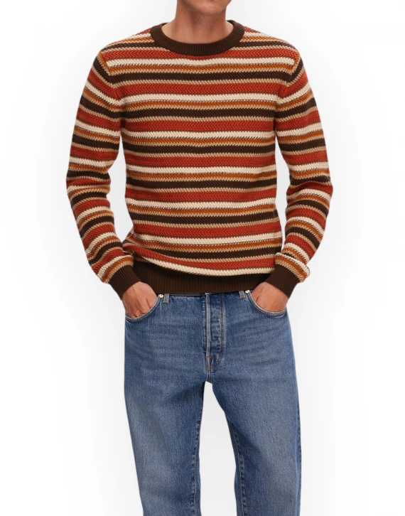 MULTI STRIPES PULLOVER