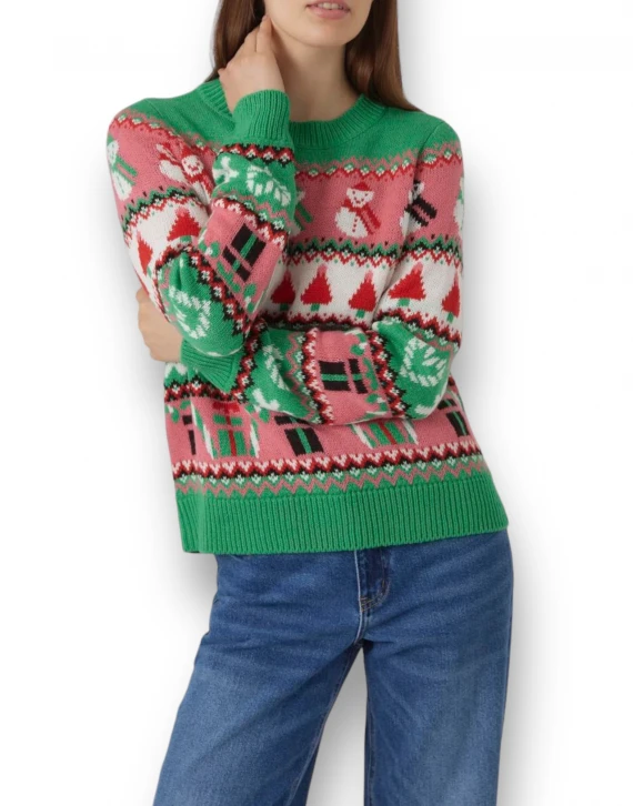 XMASMIX O-NECK PULLOVER