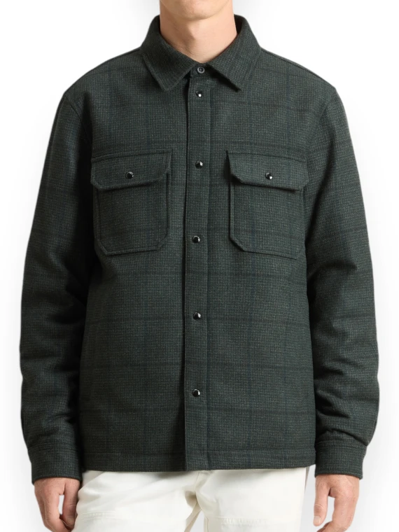 ALASKAN WOOL CHECK OVERSHIRT  